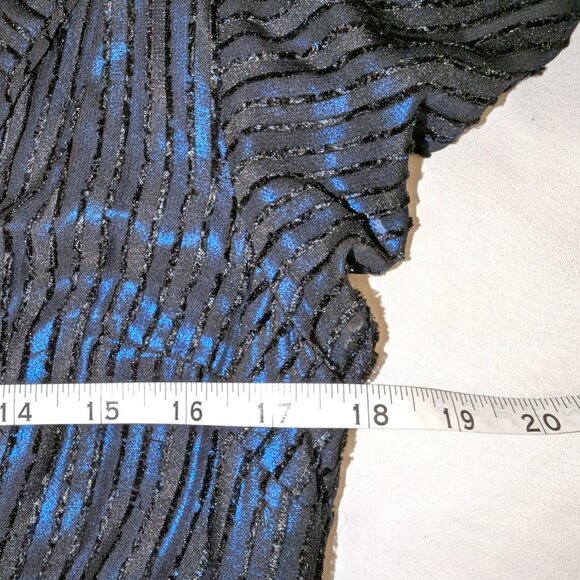 ModCloth | Your Time To Shine Maxi Dress in Blue & Black | Size Medium - Picture 14 of 14